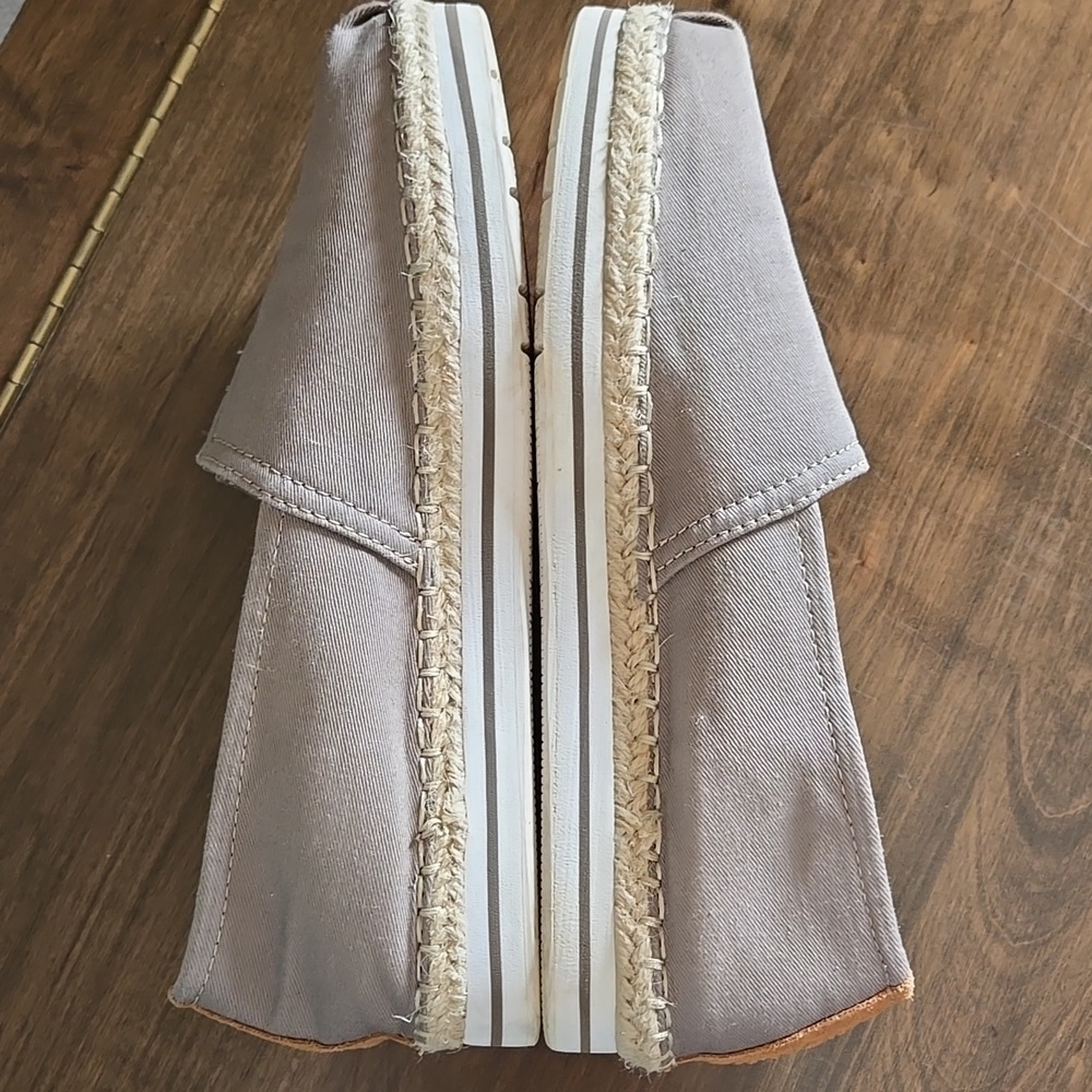 Bobs Breeze memory foam slip on Espadrille Woven Skecher 8 Spring Comfy Business - Picture 9 of 16